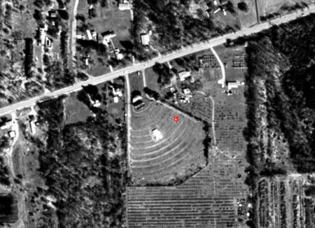 Sunset Auto Theatre - Aerial - Photo From Terraserver (newer photo)